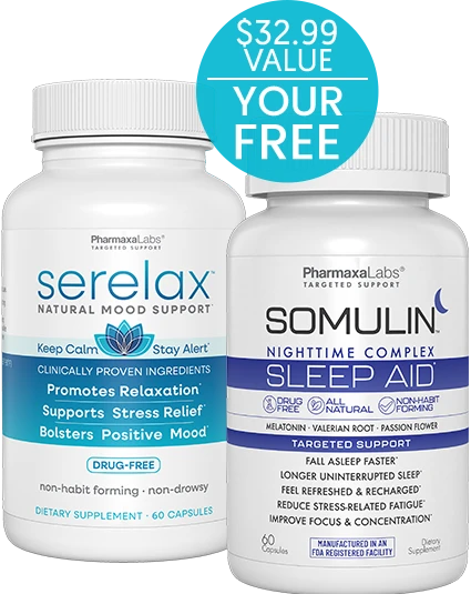 Free Somulin sleep aid with Serelax