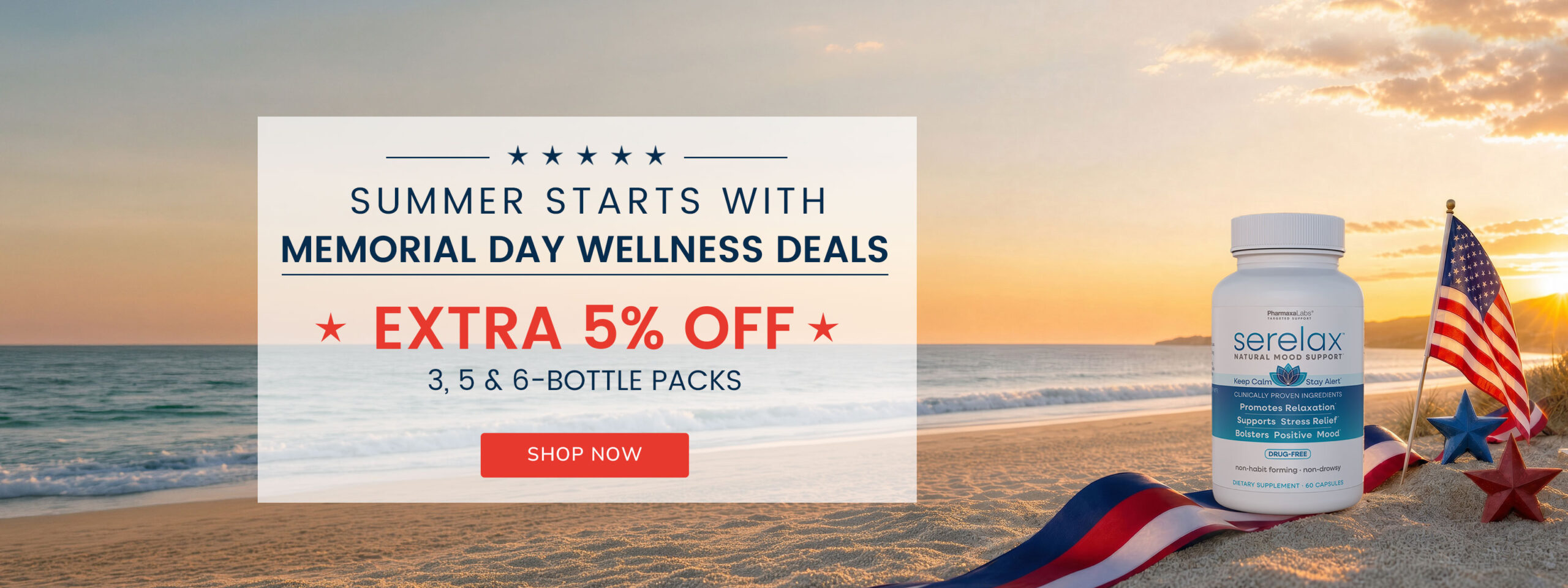 Serelax Memorial day Sale Desktop