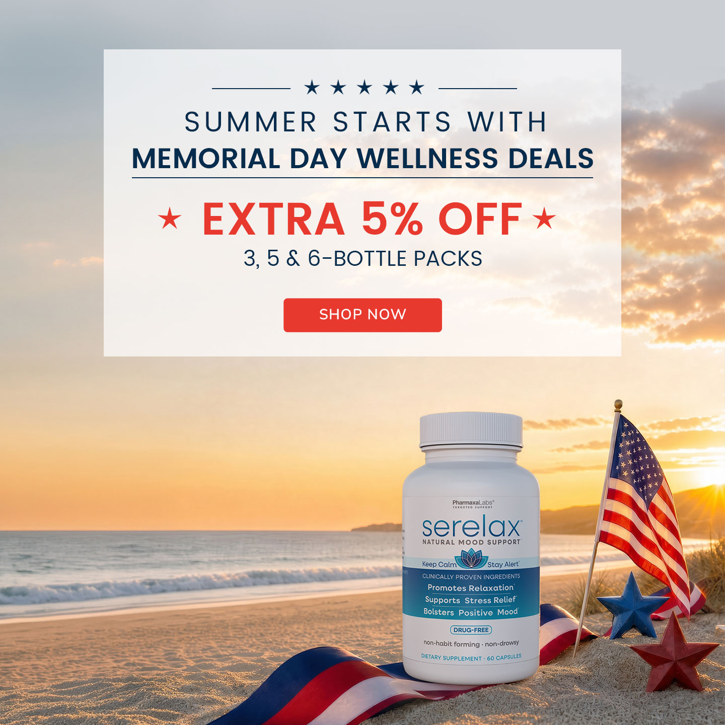 Serelax Memorial day Sale Mobile